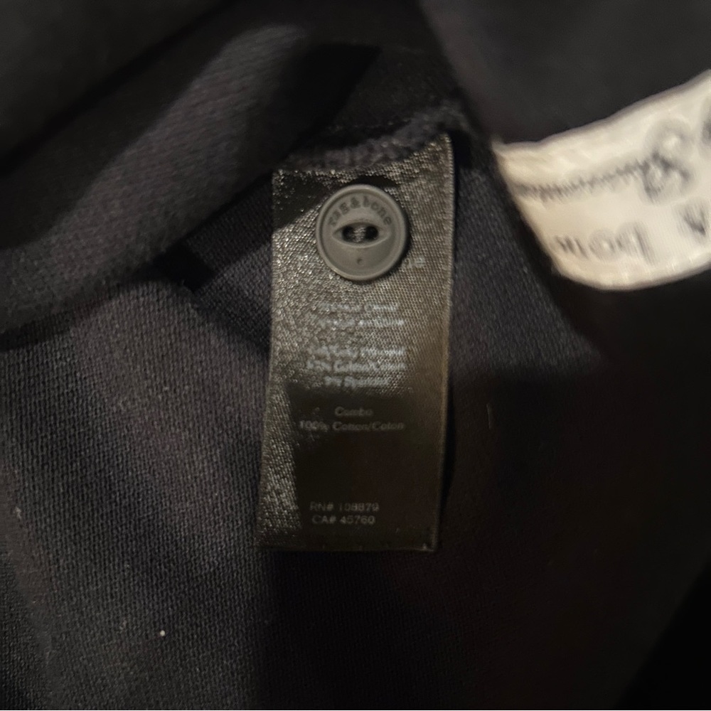 rag & bone | Polo in Black (Small) - Picture 4 of 9